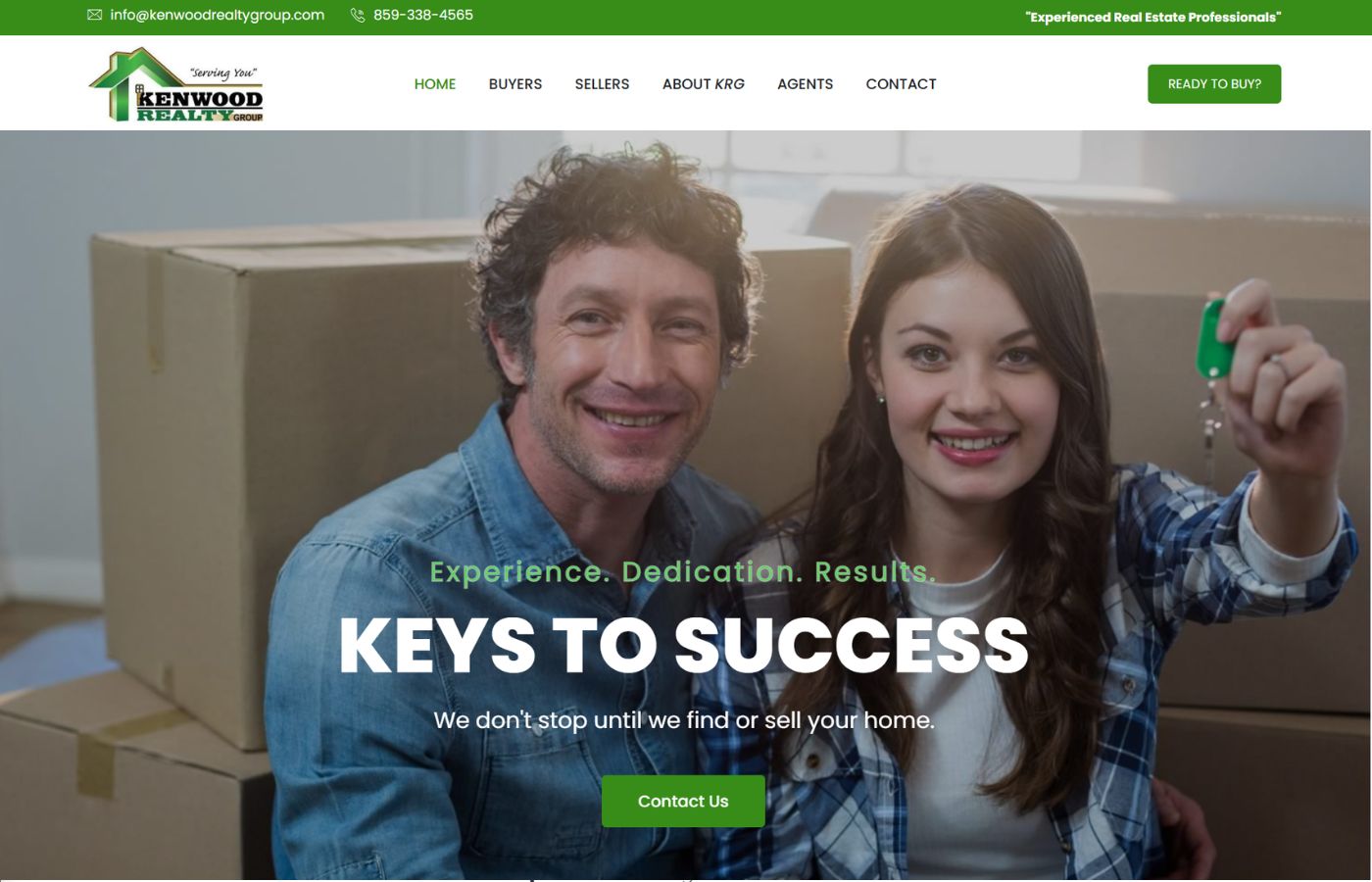 Kenwood Realty Group website screenshot