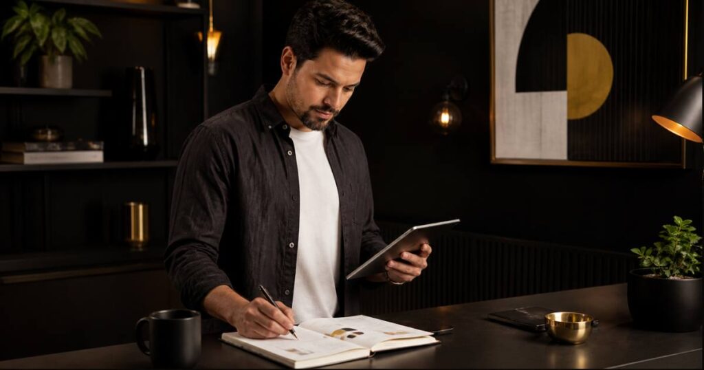 Owner planning how much should a small business spend on Google Ads