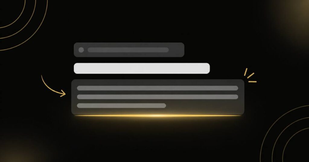 Abstract search result visual showing what is a meta description snippet