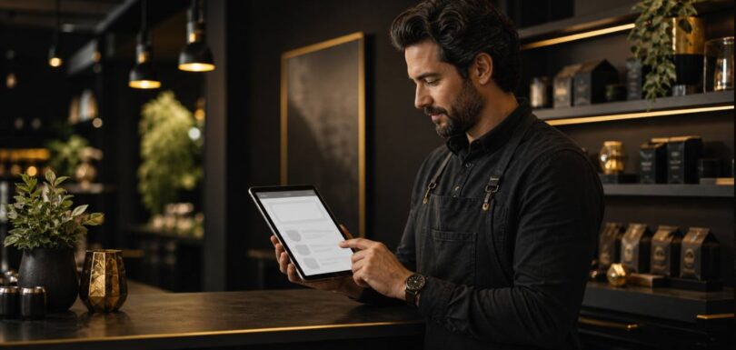 Owner checking why your business isn't showing up on Google search results